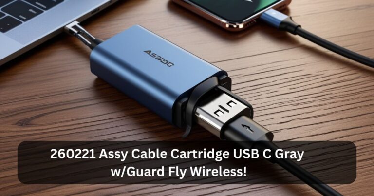 260221 Assy Cable Cartridge USB C Gray w/Guard Fly Wireless!