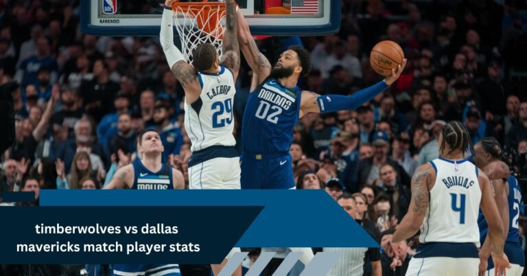 timberwolves vs dallas mavericks match player stats